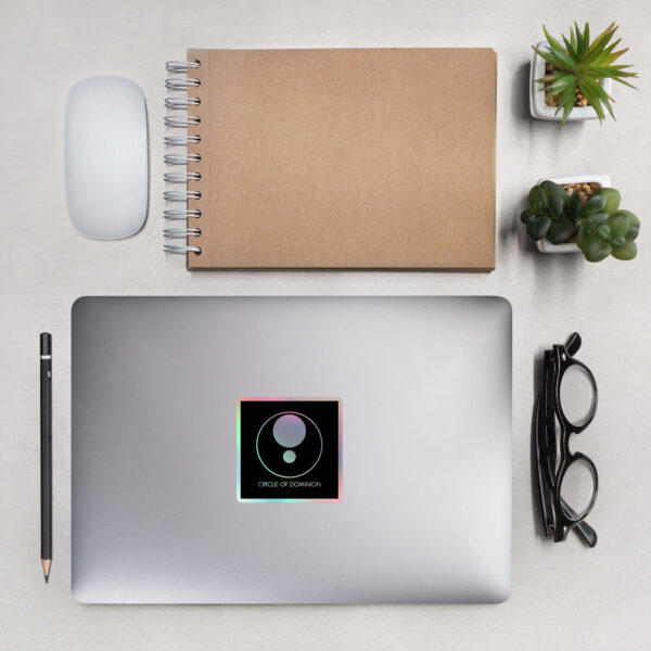 Circle of Dominion Holographic 3″×3″ stickers - Image 2